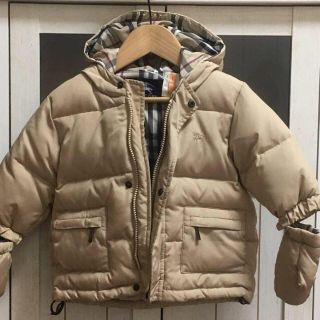 バーバリー(BURBERRY)の★BURBERRY ★バーバリーグローブ付きダウンジャケット(ジャケット/コート)