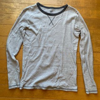 エイチアンドエム(H&M)の専用 H&M 長T グレーとネイビー(Tシャツ/カットソー)