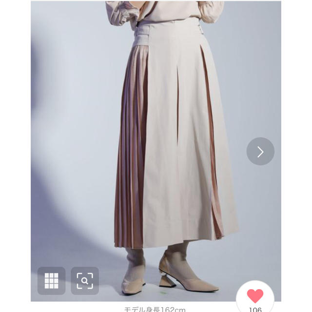 LADY MADE(レディメイド)のladymade プリーツ切り替えスカート レディースのスカート(ロングスカート)の商品写真