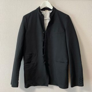 コムデギャルソンオムプリュス(COMME des GARCONS HOMME PLUS)の18SS AD2017 エステル縮絨 マオカラー 包ボタン チャイナ ジャケット(テーラードジャケット)