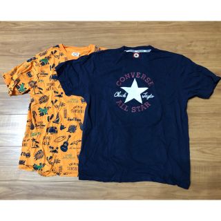 コンバース(CONVERSE)の専用 コンバース 他 Tシャツ と シャツ 3枚セット L サイズ ほぼ新品(Tシャツ/カットソー(半袖/袖なし))