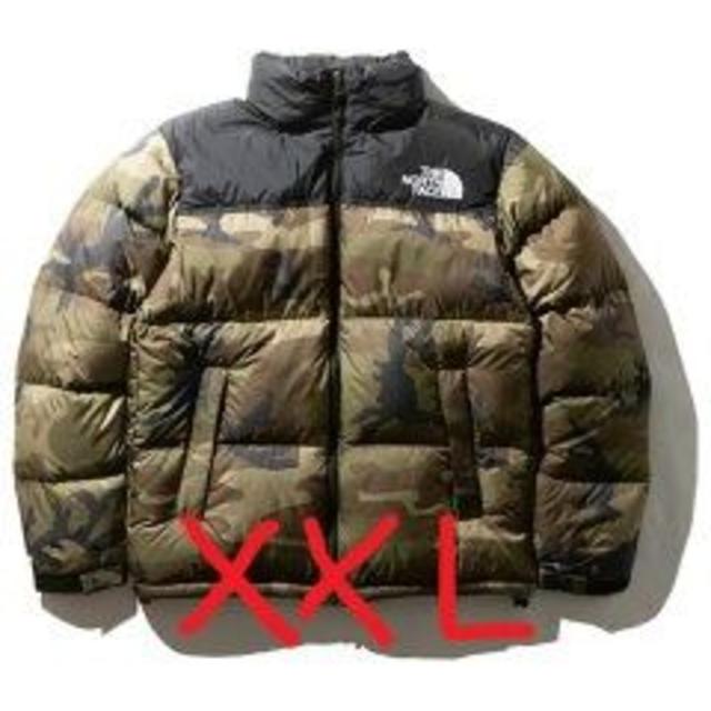 新品　XXL ノースフェイス ノベルティーヌプシジャケット 迷彩　カモ　ダウン