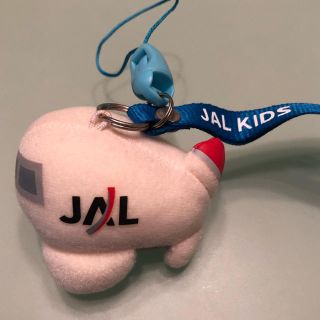 ジャル(ニホンコウクウ)(JAL(日本航空))の非売品　JAL KIDS ファンシーストラップ(航空機)