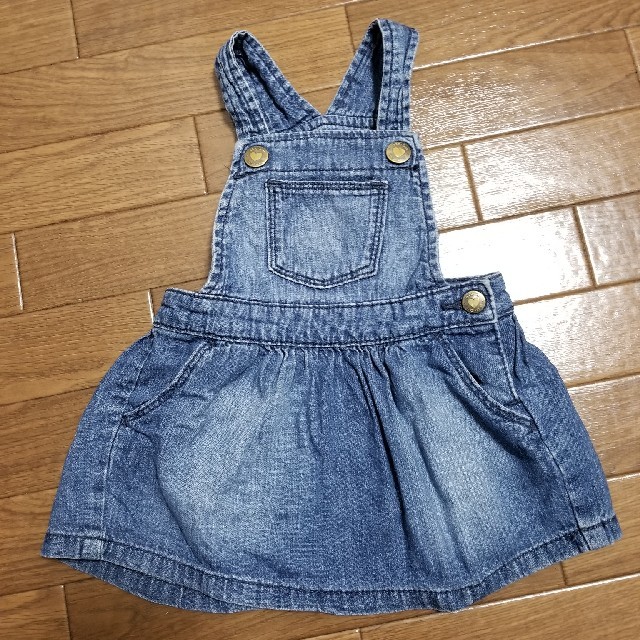 babyGAP(ベビーギャップ)のbabyGAP　デニムワンピース キッズ/ベビー/マタニティのベビー服(~85cm)(ワンピース)の商品写真