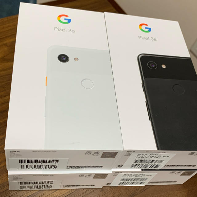 一番の ANDROID - 〔ちょす〕新品・SIMフリー pixel 3a 白1台 黒1台