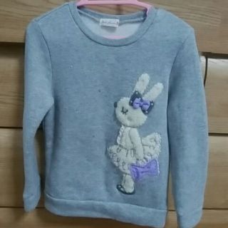 ニットプランナー(KP)の中古　KP 110 　裏起毛トレーナー グレー　mimi(Tシャツ/カットソー)