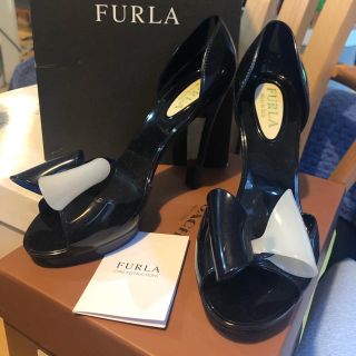 フルラ(Furla)のFURLA♡キャンディパンプス♡リボンパンプス♡フルラ♡未使用レベル美品♡送料込(ハイヒール/パンプス)