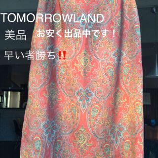 トゥモローランド(TOMORROWLAND)のTOMORROWLAND(トゥモローランド) スカート 38(ひざ丈スカート)