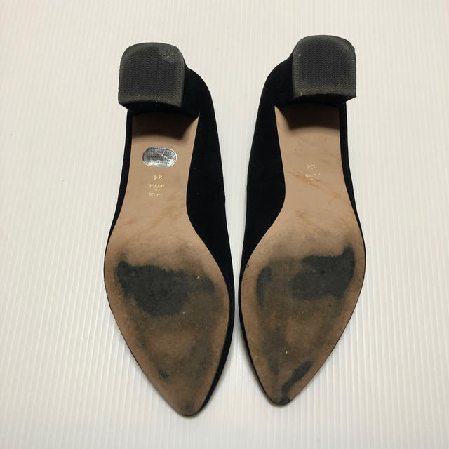 DIANA(ダイアナ)のスエード　黒　パンプス　24㎝ レディースの靴/シューズ(ハイヒール/パンプス)の商品写真