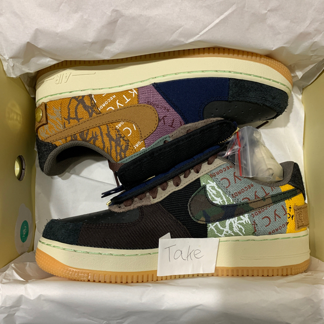 Nike Travis Scott Air Force 1 26cm靴/シューズ