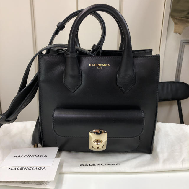 美品!BALENCIAGA パドロックミニ オールアフタヌーン ハンドバッグ