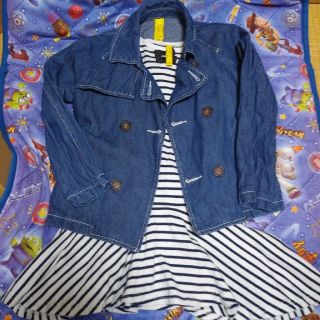 エフオーキッズ(F.O.KIDS)の女児(130)お出掛けセット(ワンピース)