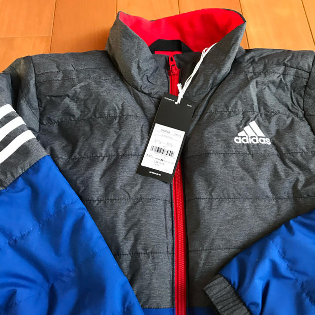 adidas(アディダス)のKota60kota 様 専用 新品未使用 アディダス ジャケットキッズ 140 キッズ/ベビー/マタニティのキッズ服男の子用(90cm~)(ジャケット/上着)の商品写真