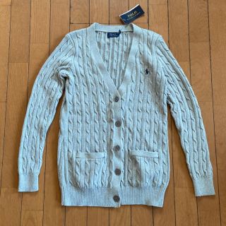 ポロラルフローレン(POLO RALPH LAUREN)の新品☆ POLO Ralph Lauren ケーブル カーディガン グレー(カーディガン)