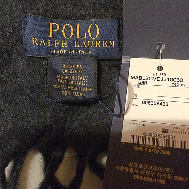 Ralph Lauren(ラルフローレン)のギフト♡定価12000円ラルフマフラー メンズのファッション小物(マフラー)の商品写真