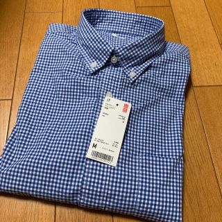 ユニクロ(UNIQLO)のopossam様専用　UNIQLO 長袖シャツ　ブルーチェック　M size(シャツ)