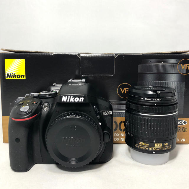 Nikon D5300 AF-P 18-55レンズKIT 2475ショット美品スマホ/家電/カメラ