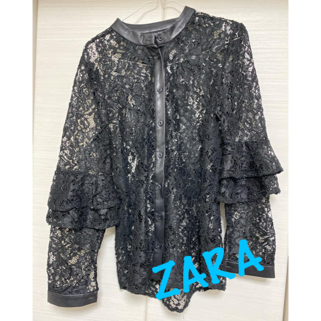 ZARA(ザラ)のZARA❤️レースブラウス レディースのトップス(シャツ/ブラウス(長袖/七分))の商品写真