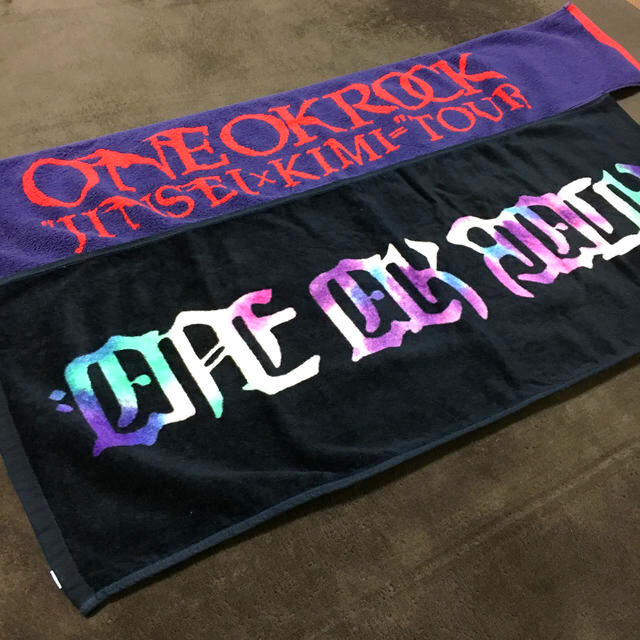 ONE OK ROCK(ワンオクロック)のONE OK ROCK タオル 4枚セット エンタメ/ホビーのタレントグッズ(ミュージシャン)の商品写真