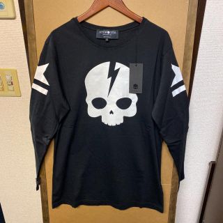 ハイドロゲン(HYDROGEN)の【新品】HYDROGEN スカルプリント 長袖Tシャツ Mサイズ(Tシャツ/カットソー(七分/長袖))