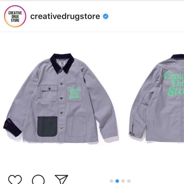 GDC(ジーディーシー)のverdy creative drug store ジャケット　ゆい様専用 メンズのジャケット/アウター(Gジャン/デニムジャケット)の商品写真