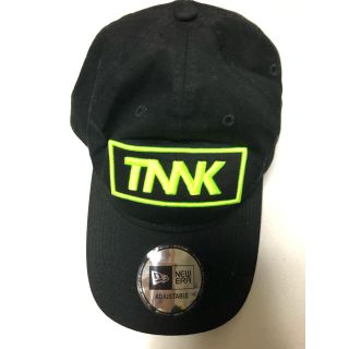 【完売済・再販無】TNNKキャップ 黒×ライムグリーン