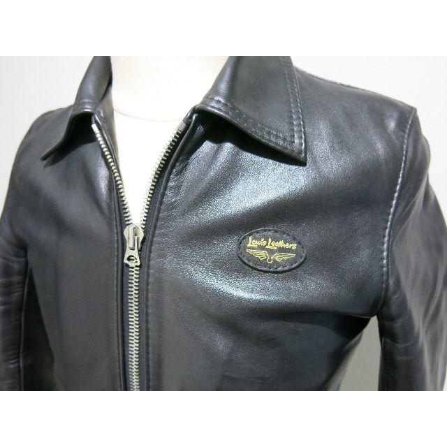 Lewis Leathers(ルイスレザー)のルイスレザー　コルセア　タイトフィット　34　カウハイド　修理済　値引MAX! メンズのジャケット/アウター(ライダースジャケット)の商品写真