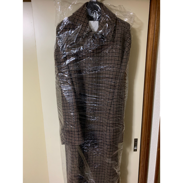YOKE DOUBLE JQUARD KNIT BAL COLLAR COAT メンズのジャケット/アウター(ステンカラーコート)の商品写真