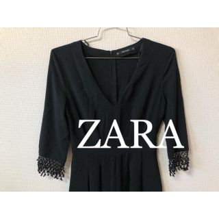 ザラ(ZARA)のZARA オールインワン　ワイドパンツ(オールインワン)