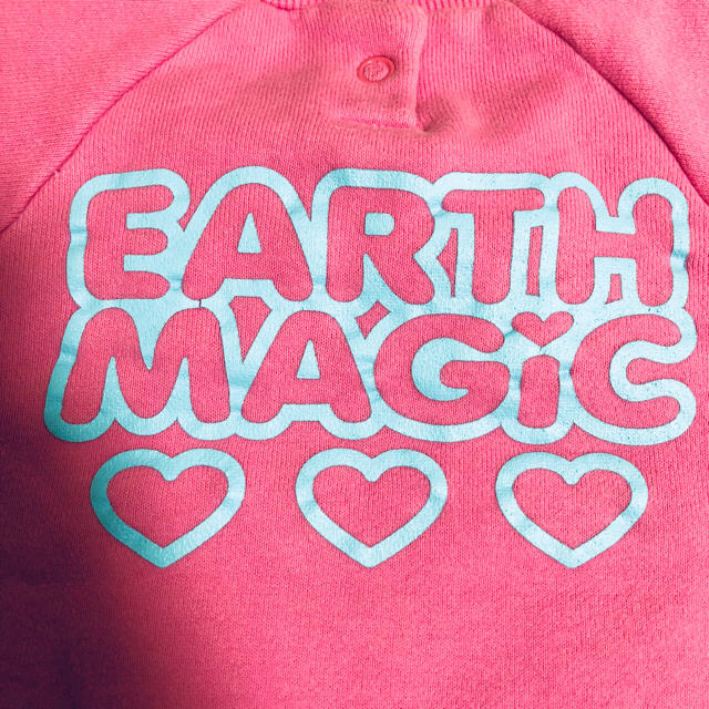 EARTHMAGIC(アースマジック)のトレーナー 90  専用 キッズ/ベビー/マタニティのキッズ服女の子用(90cm~)(Tシャツ/カットソー)の商品写真