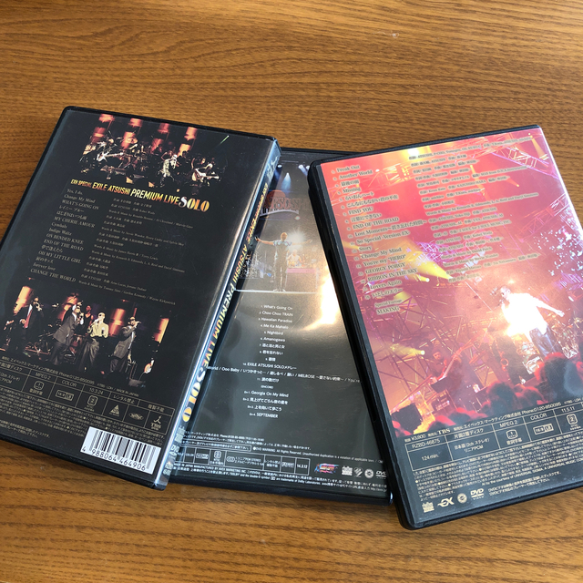 EXILE(エグザイル)のEXILE ATSUSHI PREMIUM LIVE SOLO 3セット エンタメ/ホビーのDVD/ブルーレイ(ミュージック)の商品写真