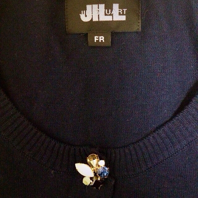 JILL by JILLSTUART(ジルバイジルスチュアート)のジルバイのビジューカーディガン レディースのトップス(カーディガン)の商品写真