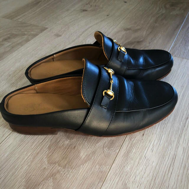 DEUXIEME CLASSE(ドゥーズィエムクラス)のカミナンド　ビットローファー　7 ブラック レディースの靴/シューズ(ローファー/革靴)の商品写真