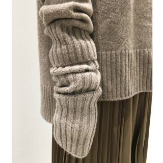 アパルトモンドゥーズィエムクラス(L'Appartement DEUXIEME CLASSE)の新品◇L'Appartement◇KNIT GLOVE◇ベージュ(手袋)