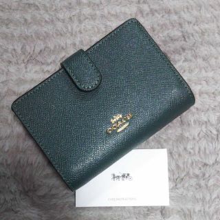 コーチ(COACH)の【新品】コーチ COACH 二つ折り財布  F11484(財布)
