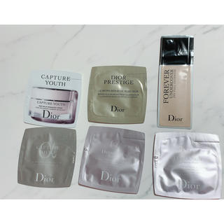 クリスチャンディオール(Christian Dior)のクリスチャンディオール　サンプル　セット　6包　美容液　クリーム Dior(サンプル/トライアルキット)