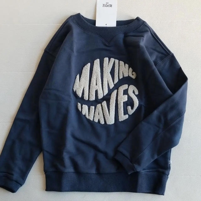 こども ビームス(コドモビームス)の8Y＊Repose AMS＊WASHED BLUE MAKING WAVES キッズ/ベビー/マタニティのキッズ服男の子用(90cm~)(Tシャツ/カットソー)の商品写真