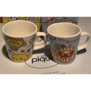 ポケモン(ポケモン)の【プチ様専用】ポケモンマグカップ2個セット(ミスタードーナツ クリスマス)(マグカップ)