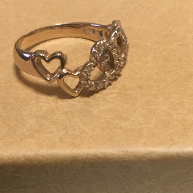 Samantha Tiara(サマンサティアラ)の美品 サマンサティアラ  k18 ピンクゴールド ダイヤモンドリング レディースのアクセサリー(リング(指輪))の商品写真