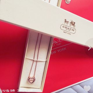 コーチ(COACH)のコンバーチブルハートネックレス♡(ネックレス)