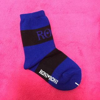 ロニィ(RONI)の新品★RONI★ブルーソックス★M(靴下/タイツ)