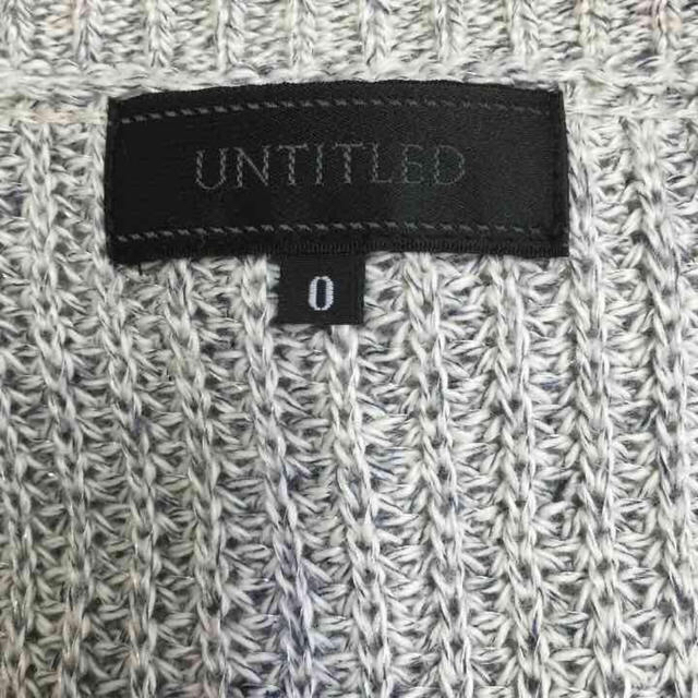 UNTITLED(アンタイトル)のアンタイトル五分袖ニットセーター レディースのトップス(ニット/セーター)の商品写真