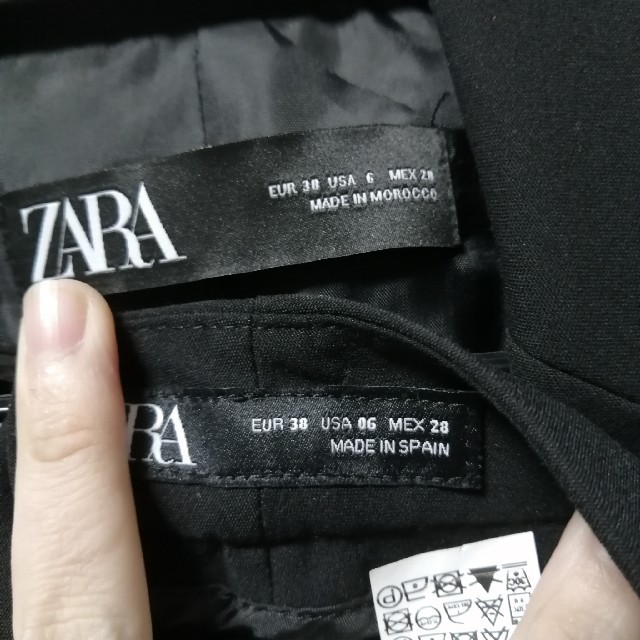 ZARA(ザラ)の美品ZARAパンツスーツセットアップ春夏物38 レディースのフォーマル/ドレス(スーツ)の商品写真