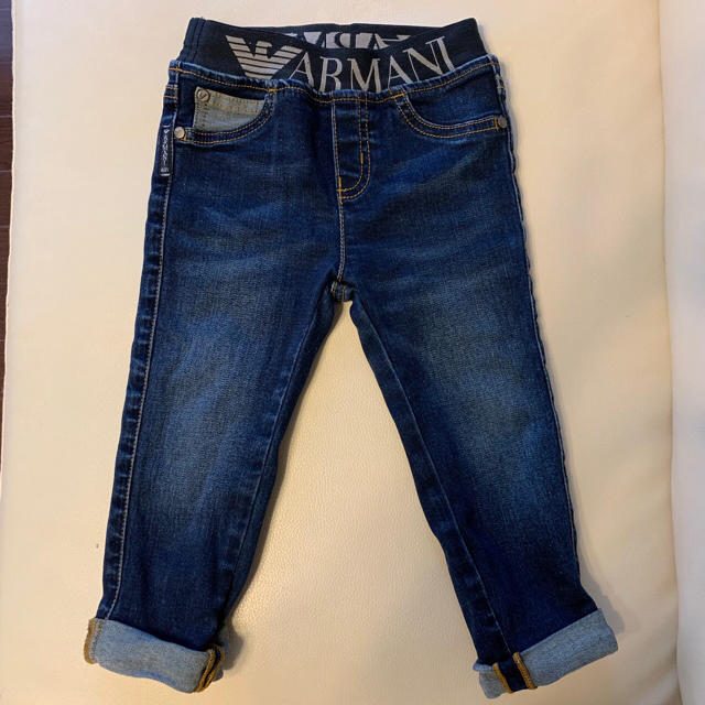 Emporio Armani(エンポリオアルマーニ)のモンキーダンス様専用 アルマーニ  ジーンズ サイズ74 キッズ/ベビー/マタニティのベビー服(~85cm)(パンツ)の商品写真