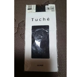 グンゼ(GUNZE)のGUNZE Tuche シルバーラメハイソックス(ソックス)