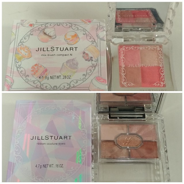 JILLSTUART(ジルスチュアート)のジルスチュアート　リボンクチュールアイズ　22 チークカラー 21 セット コスメ/美容のベースメイク/化粧品(アイシャドウ)の商品写真