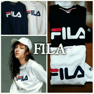 フィラ(FILA)の(紺／Ｍ)EMODA同型 FILA(スウェット)