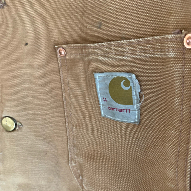carhartt(カーハート)の古着70’s Carhartt プリントタグ ミシガンチョアコート カバーオール メンズのジャケット/アウター(カバーオール)の商品写真