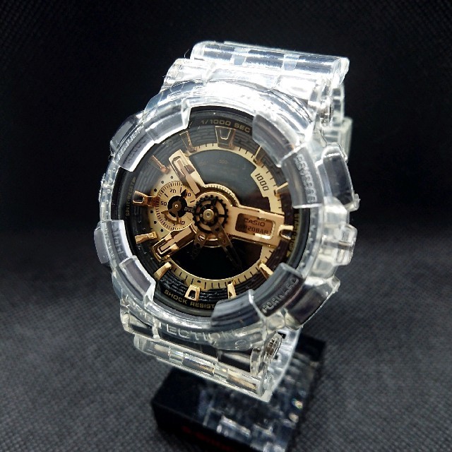 メンズG-SHOCK GA110 カスタム クリアスケルトン【美品】