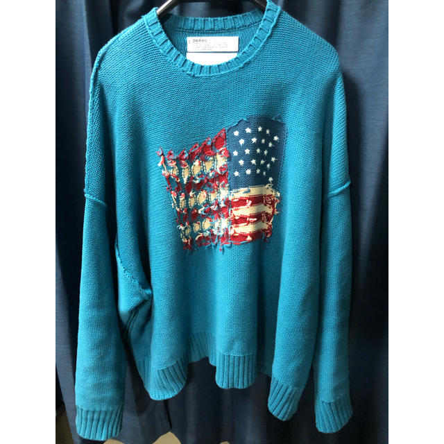 dairiku inside out america knit ニット19awニット/セーター